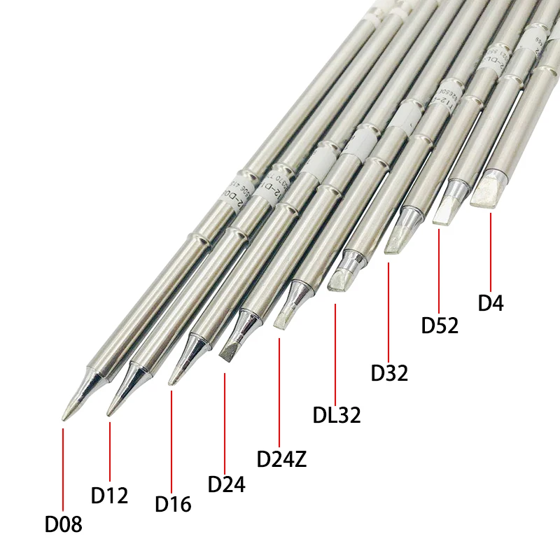 T12 D Series Soldering Solder Iron Tips T12 Series Iron Tip For Hakko FX951 STC AND STM32 OLED Electric Soldering Iron
T12 D Series Soldering Solder Iron Tips T12 Series Iron Tip For Hakko FX951 STC AND STM32 OLED Electric Soldering Iron