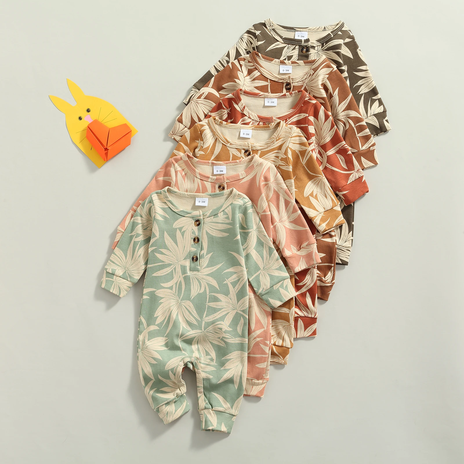 2Pcs Baby Clothing Newborn Romper Printed Long Sleeve Bodysuit Toddler Girls Boys Spring Fall Cotton Casual Jumpsuit 0-18 Months
2Pcs Baby Clothing Newborn Romper Printed Long Sleeve Bodysuit Toddler Girls Boys Spring Fall Cotton Casual Jumpsuit 0-18 Months
