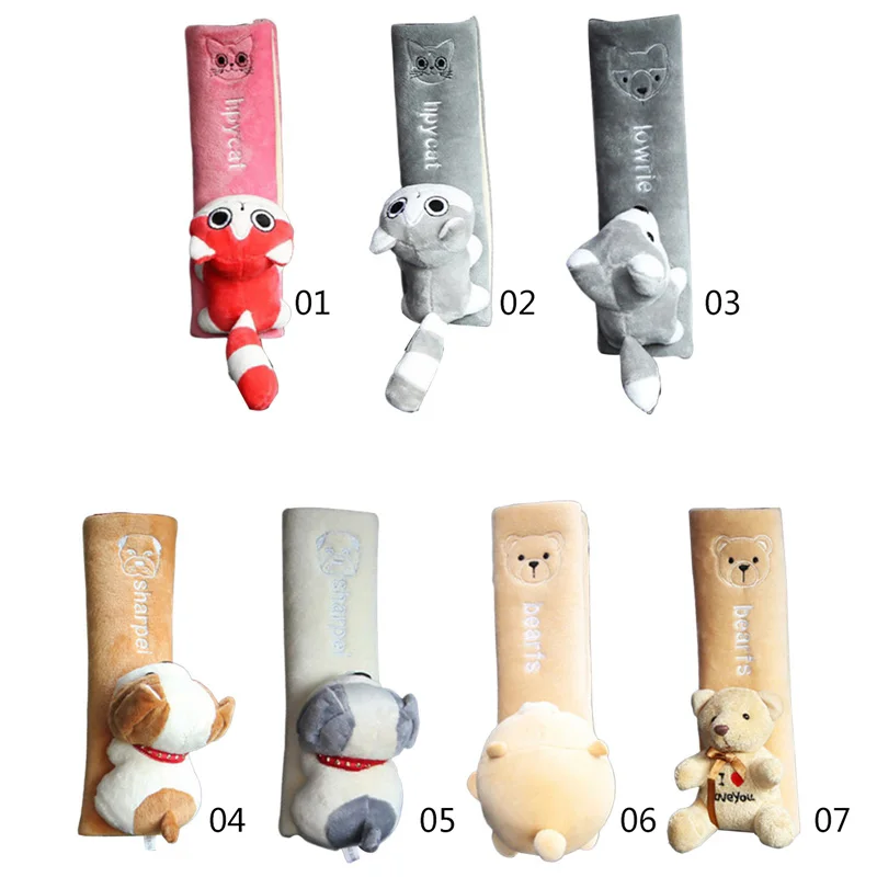 Cute Cartoon Car Seat Belt Cover Universal Auto Seat Belt Shoulder Pad Warm Flannel Seat Cushion Protector Safety Car Accessory
Cute Cartoon Car Seat Belt Cover Universal Auto Seat Belt Shoulder Pad Warm Flannel Seat Cushion Protector Safety Car Accessory