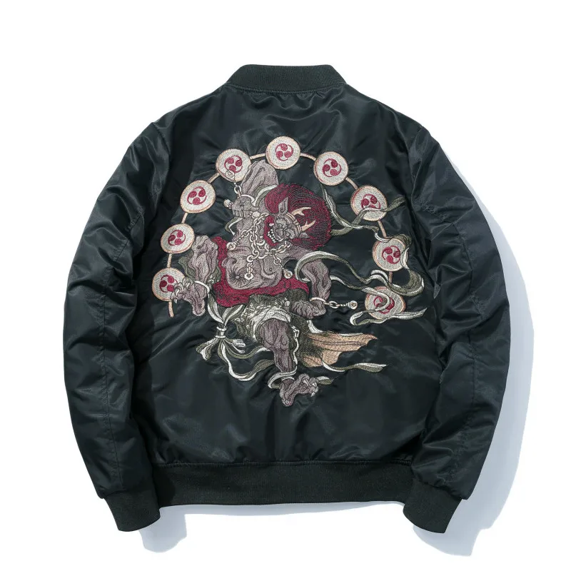 Bomber Jacket Men Winter Embroidery Anime Pilot Jacket Harajuku Japanese Streetwear Baseball Jacket Thick Warm Youth Casual New
Bomber Jacket Men Winter Embroidery Anime Pilot Jacket Harajuku Japanese Streetwear Baseball Jacket Thick Warm Youth Casual New