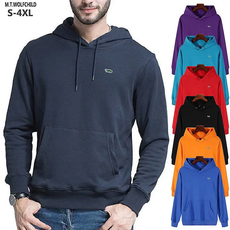 Autumn Winter Brand Embroidery Sports Men Hoodies Long Sleeve Tops Casual Hooded Sweatshirts Hommes Fashion Clothing Mens Jacket
Autumn Winter Brand Embroidery Sports Men Hoodies Long Sleeve Tops Casual Hooded Sweatshirts Hommes Fashion Clothing Mens Jacket