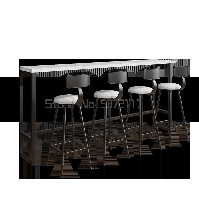 Solid wood high foot bar table and chair wall bar balcony strip milk tea shop coffee shop table and chair
Solid wood high foot bar table and chair wall bar balcony strip milk tea shop coffee shop table and chair