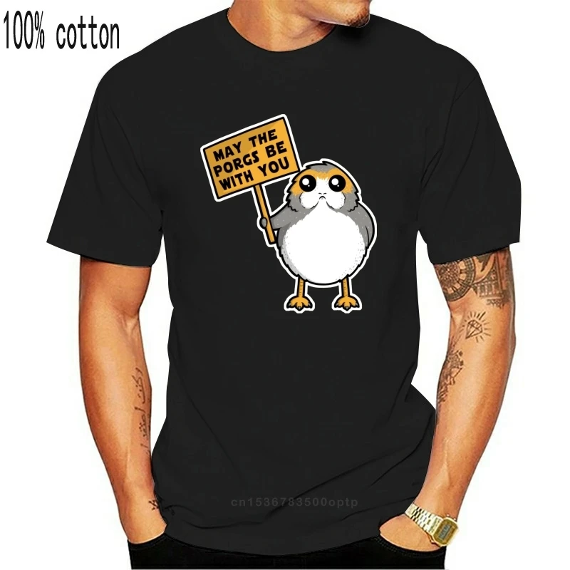 New Printed Men T Shirt Cotton tshirt May The Porgs Be With You O-Neck Short-Sleeve Women T-Shirt
New Printed Men T Shirt Cotton tshirt May The Porgs Be With You O-Neck Short-Sleeve Women T-Shirt