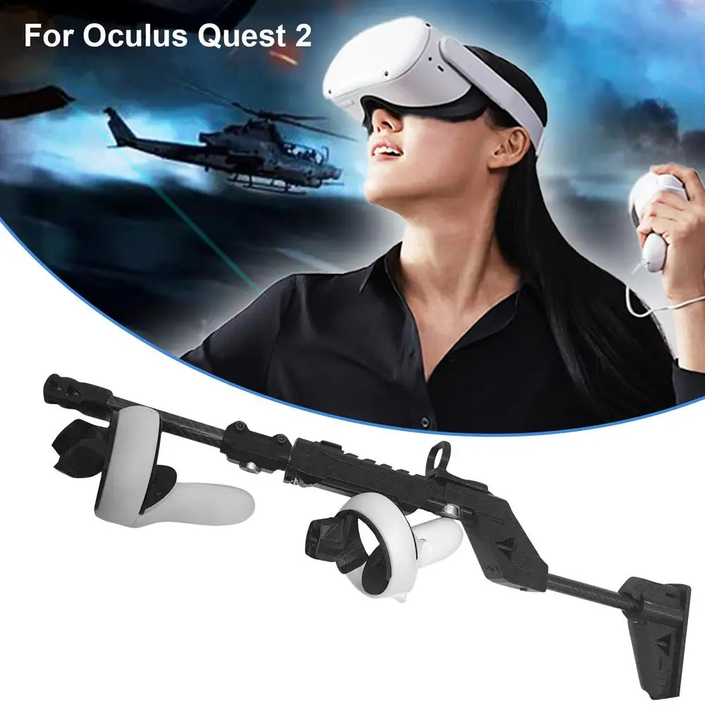 VR Shooting Game Grip Stock For Quest 2 Controllers VR Game Shooting For Oculus Quest VR Headset
VR Shooting Game Grip Stock For Quest 2 Controllers VR Game Shooting For Oculus Quest VR Headset