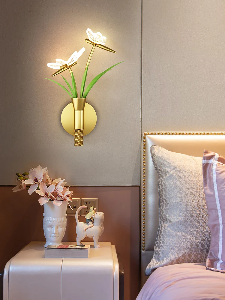 Modern Simple Living Room Background Wall Bedroom Bedside Wall Lamp Nordic Art Flowers Corridor Porch Aisle LED Wall Light Gold
Modern Simple Living Room Background Wall Bedroom Bedside Wall Lamp Nordic Art Flowers Corridor Porch Aisle LED Wall Light Gold