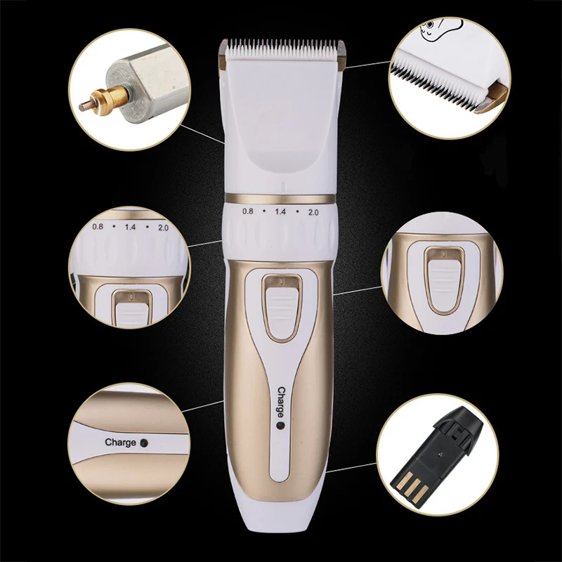 Electric Pet Hair Trimmer Clipper Low-noise Groomings Trimmer Shaver for Dogs Cat MJJ88
Electric Pet Hair Trimmer Clipper Low-noise Groomings Trimmer Shaver for Dogs Cat MJJ88