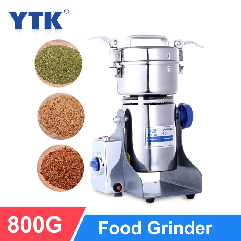 YTK 800 г кофемолка для сухой еды мельница шлифовальный станок домашней медицины