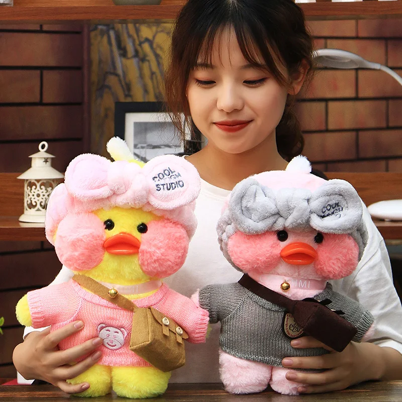 30cm Cartoon Cute LaLafanfan Cafe Duck Plush Toy Stuffed Soft Kawaii Duck Doll Animal Pillow Birthday Gift for Kids Children
30cm Cartoon Cute LaLafanfan Cafe Duck Plush Toy Stuffed Soft Kawaii Duck Doll Animal Pillow Birthday Gift for Kids Children
