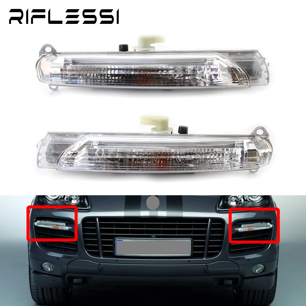 1 Pair Daytime Running Lights For Porsche Cayenne 2008 2009 2010 DRL Front Turn Signal Lamp Right Left
1 Pair Daytime Running Lights For Porsche Cayenne 2008 2009 2010 DRL Front Turn Signal Lamp Right Left