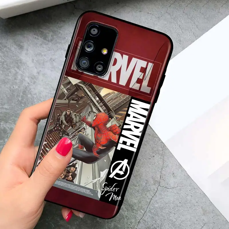 Marvel cartoon For Samsung A01 A02 A02S A11 A12 A21 A21S A22 A31 A32 A41 A42 A51 A52 A71 A72 A81 A91 UW 5G Black Phone Case
Marvel cartoon For Samsung A01 A02 A02S A11 A12 A21 A21S A22 A31 A32 A41 A42 A51 A52 A71 A72 A81 A91 UW 5G Black Phone Case