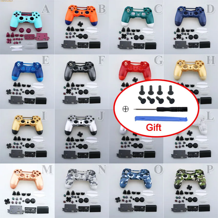 1set 20colors DIY For PS4 Pro Controller JDS 040 Cover Front Back Housing Shell Case Conductive Rubber screws tools screwdriver
1set 20colors DIY For PS4 Pro Controller JDS 040 Cover Front Back Housing Shell Case Conductive Rubber screws tools screwdriver
