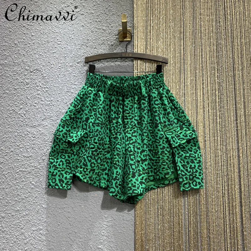 Шорты женские повседневные с высокой талией, свободные с эластичным поясом, рабочая одежда, шорты с широкими штанинами и карманами, лето 2021
Шорты женские повседневные с высокой талией, свободные с эластичным поясом, рабочая одежда, шорты с широкими штанинами и карманами, лето 2021