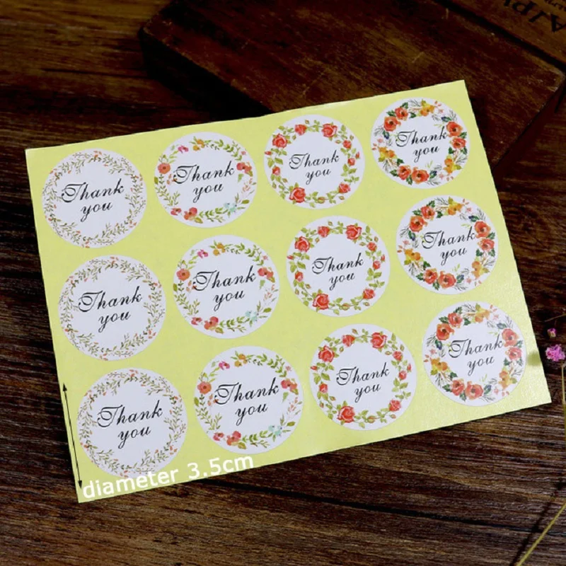 240pcs/lot Floral Thank You Stickers Round Adhesive Scrapbooking Sticker Envelop Gift Bags Seal Label Party Favors Paper Sticker
240pcs/lot Floral Thank You Stickers Round Adhesive Scrapbooking Sticker Envelop Gift Bags Seal Label Party Favors Paper Sticker