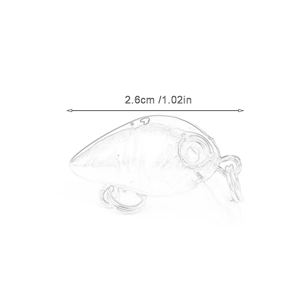 Plastic 2.6CM Small Lifelike Hard Jerkbait Durable Artificial Bait Universal Fishing Lures Professional Fish Accessories 
Plastic 2.6CM Small Lifelike Hard Jerkbait Durable Artificial Bait Universal Fishing Lures Professional Fish Accessories
