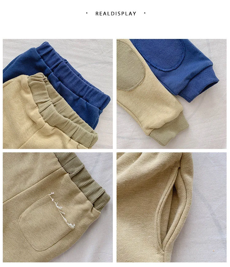 New Autumn Toddler Boys Sport Pants Loose Straight Elastic Waist Casual Pants Fashion Patchwork Patch Trousers 2 3 4 5 6 Years
New Autumn Toddler Boys Sport Pants Loose Straight Elastic Waist Casual Pants Fashion Patchwork Patch Trousers 2 3 4 5 6 Years