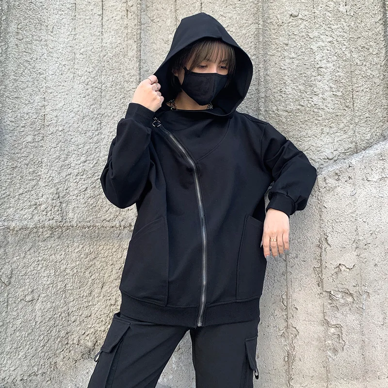 TVVOVVIN Spring New Hooded Sweatshirt Long Sleeve Beveled Zipper Casual Large Pocket Loose Streetwear A15K
TVVOVVIN Spring New Hooded Sweatshirt Long Sleeve Beveled Zipper Casual Large Pocket Loose Streetwear A15K