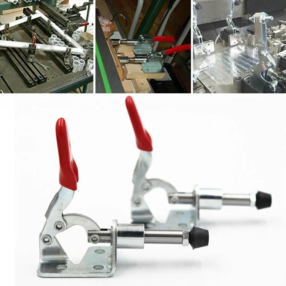 2Pcs GH-301AM 45Kg Toggle Clamp Quick Release Pull Action Vertical/Horizontal Type Clamps U-shaped Bar Hand Tool For Woodworking
2Pcs GH-301AM 45Kg Toggle Clamp Quick Release Pull Action Vertical/Horizontal Type Clamps U-shaped Bar Hand Tool For Woodworking