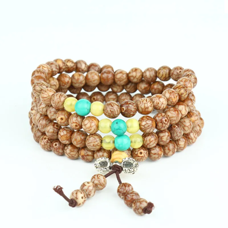 New retro elegant natural color small silver thread bodhi 6mm108 beads bracelet high quality exquisite gift for men and women
New retro elegant natural color small silver thread bodhi 6mm108 beads bracelet high quality exquisite gift for men and women