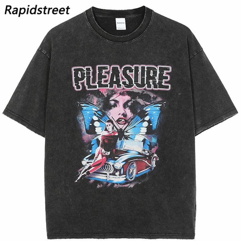 Washed Tshirt Hip Hop Streetwear Butterfly Car Girl Print Ripped T Shirt Men Summer Short Sleeve T-Shirt Harajuku Cotton Tops
Washed Tshirt Hip Hop Streetwear Butterfly Car Girl Print Ripped T Shirt Men Summer Short Sleeve T-Shirt Harajuku Cotton Tops