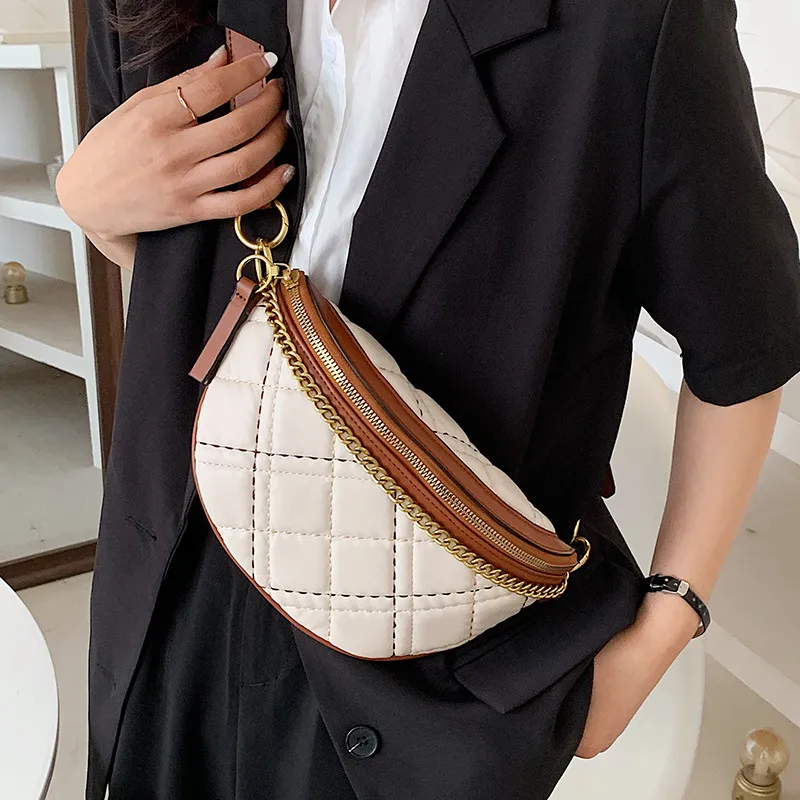 Casual High Quality PU Leather Waist Bags For Women 2021 Zipper Shoulder Messenger Bag Lady Chest Crossbody Women Handbags
Casual High Quality PU Leather Waist Bags For Women 2021 Zipper Shoulder Messenger Bag Lady Chest Crossbody Women Handbags