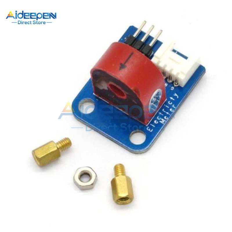 0-5A AC Current Transformer Analog Current Meter Module Current Sensor Module 3 Pin Interface DC 5V For Arduino
0-5A AC Current Transformer Analog Current Meter Module Current Sensor Module 3 Pin Interface DC 5V For Arduino