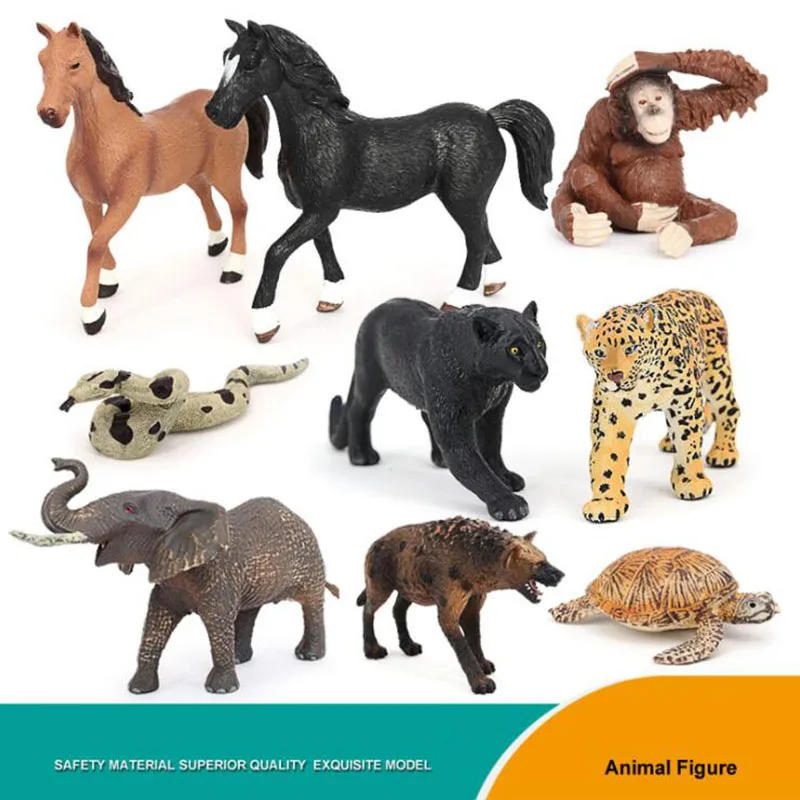Kids Toys Solid Simulation Wild Animal Model Set Birthday Gift Boy Girl Elephant Cheetah Python Wild Dog Mustang
Kids Toys Solid Simulation Wild Animal Model Set Birthday Gift Boy Girl Elephant Cheetah Python Wild Dog Mustang