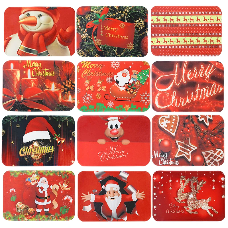 2020 Christmas Doormat Santa Snowman Anti-slip Mat Mini Carpet Christmas Home Room Decoration Xmas Ornaments 2021 New Year Gift 
2020 Christmas Doormat Santa Snowman Anti-slip Mat Mini Carpet Christmas Home Room Decoration Xmas Ornaments 2021 New Year Gift