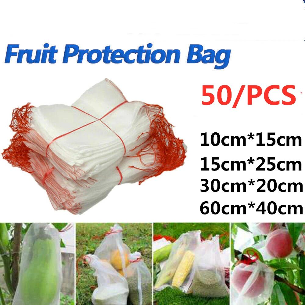 50Pcs Nylon Insect-Proof Net Plant Fruit Protect Drawstring Mesh Net Bagging Rice Breeding Bag Seeding Gauze Soaked Seeds Net
50Pcs Nylon Insect-Proof Net Plant Fruit Protect Drawstring Mesh Net Bagging Rice Breeding Bag Seeding Gauze Soaked Seeds Net