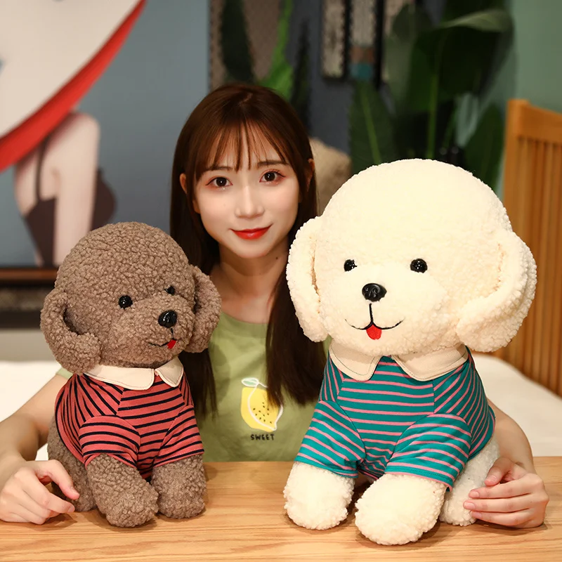 Hot 1pc 25/35/45CM Huggable Plush Dog Toys Soft Cute Teddy with Clothes Doll Stuffed Animal for Kids Gift Kawaii Christmas
Hot 1pc 25/35/45CM Huggable Plush Dog Toys Soft Cute Teddy with Clothes Doll Stuffed Animal for Kids Gift Kawaii Christmas