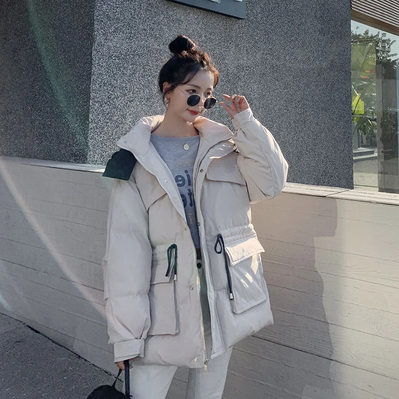2021 Oversize Winter Jacket Women Clothing Outerwear Loose Warm Thicken Winter Coat Women Parkas Hooded Female Coat Padded K851
2021 Oversize Winter Jacket Women Clothing Outerwear Loose Warm Thicken Winter Coat Women Parkas Hooded Female Coat Padded K851