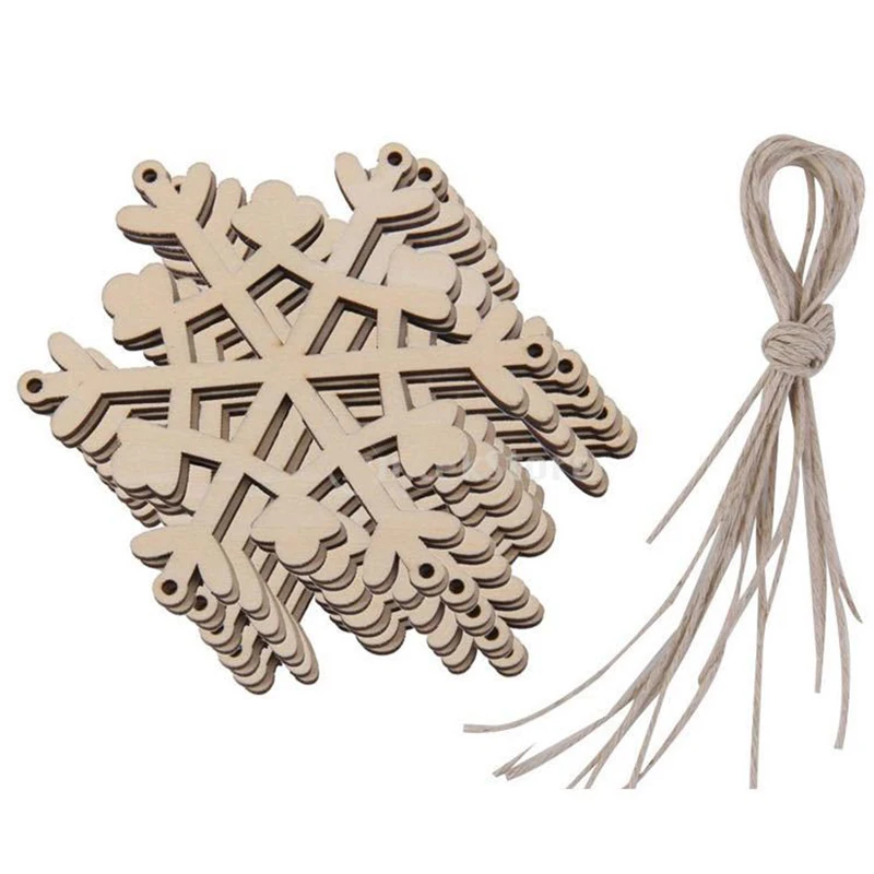 10pcs Christmas Snowfalke Wooden Pendant Xmas Tree Hanging Ornaments DIY Wood Craft For Home Christmas Party New Year Decoration
10pcs Christmas Snowfalke Wooden Pendant Xmas Tree Hanging Ornaments DIY Wood Craft For Home Christmas Party New Year Decoration