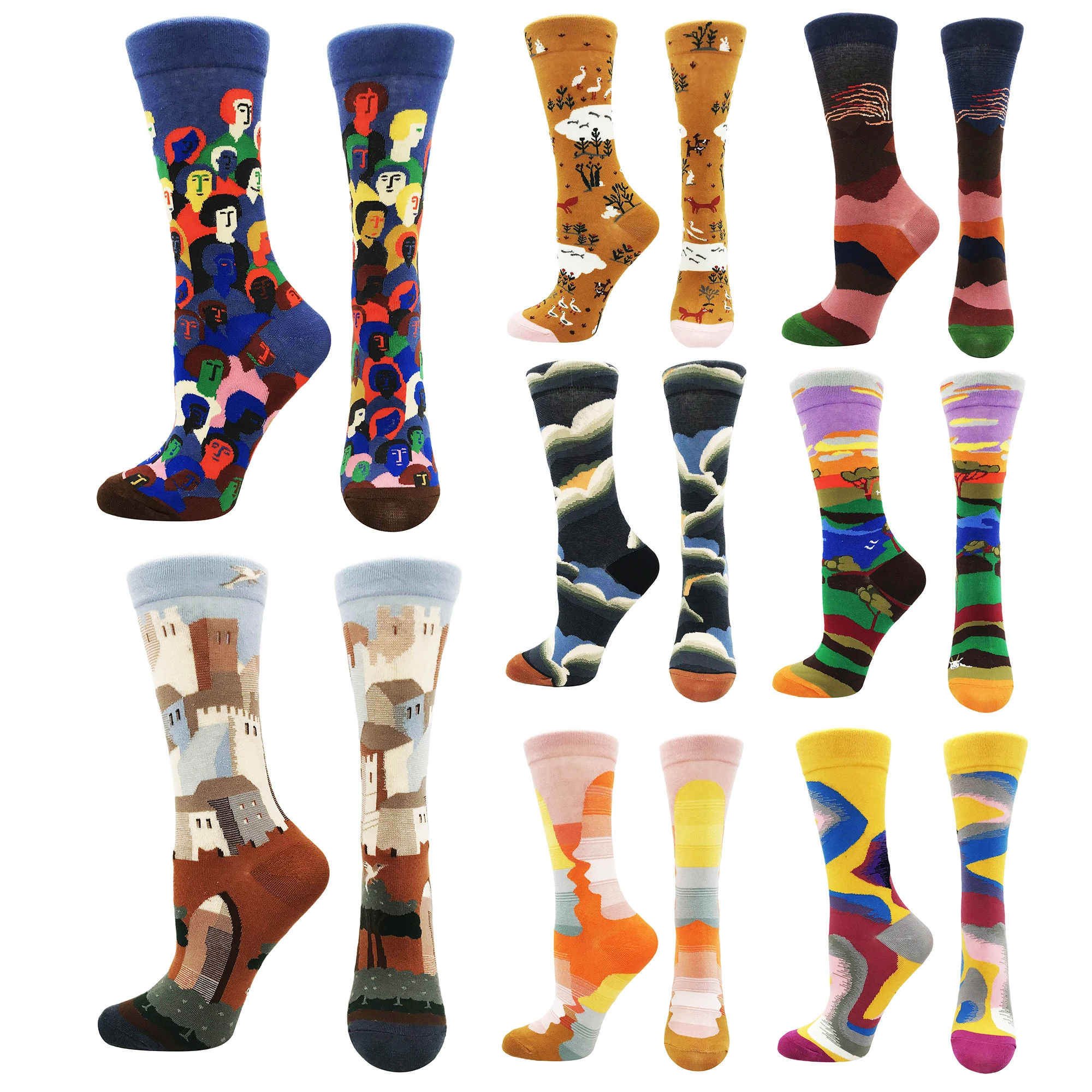 2021 new spring and autumn women's tube socks oil painting series personality colorful student skateboard women's socks
2021 new spring and autumn women's tube socks oil painting series personality colorful student skateboard women's socks