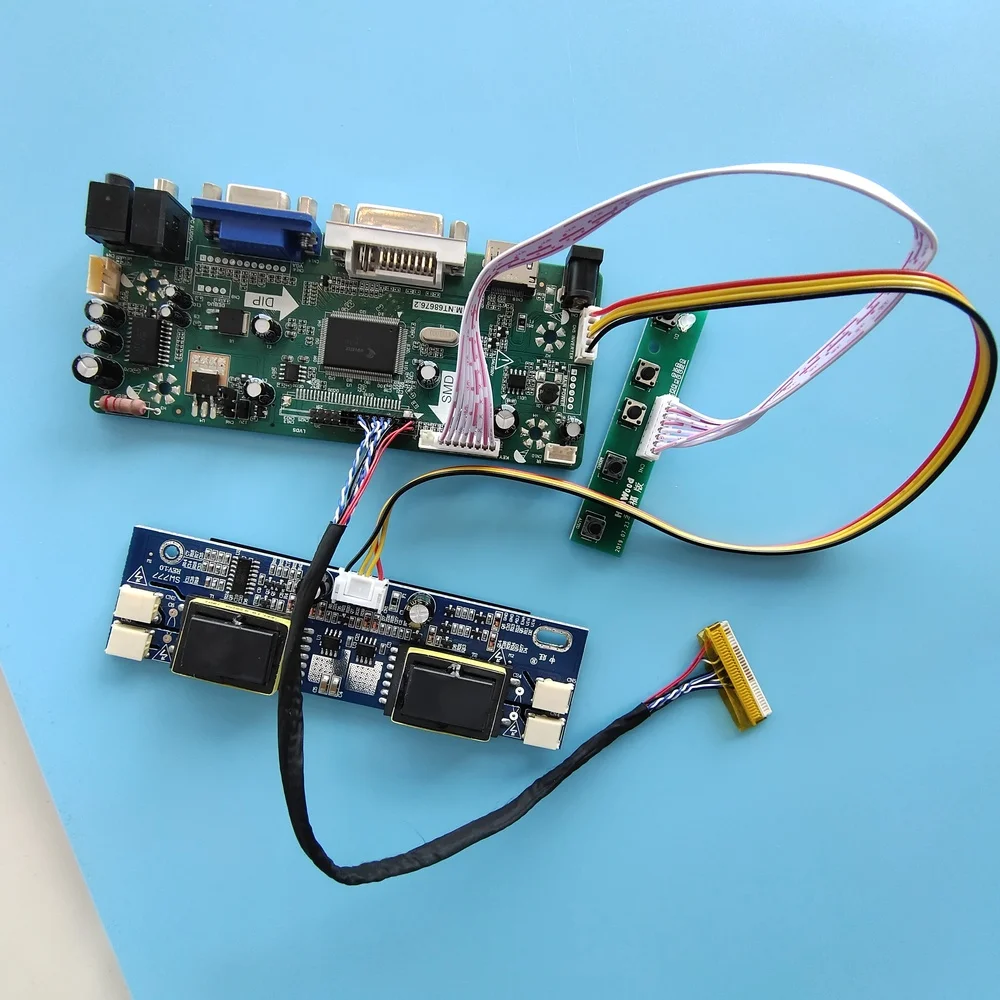 Комплект для LM190E08 TLB1 Экран Панель М. NT68676 "сделай сам" 19 "VGA HDMI DVI драйвер 30pin