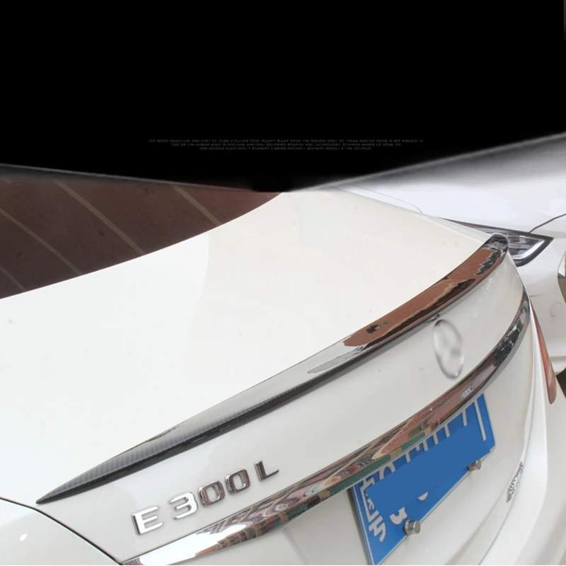 AMG Стиль для Mercedes W213 спойлер E класса 4 Двери Седан E200 E220 E250 E300 карбоновый заднего