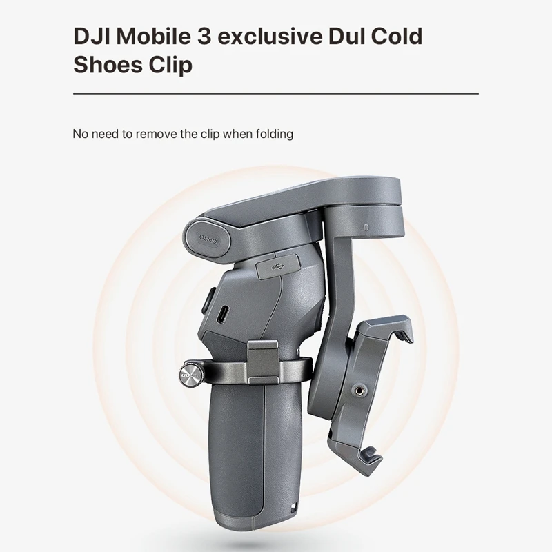 UURig for Dji Osmo Mobile 3 Microphone Mount LED Light Ring Adapter Holder for Osmo Mobile 3 Accessories
UURig for Dji Osmo Mobile 3 Microphone Mount LED Light Ring Adapter Holder for Osmo Mobile 3 Accessories
