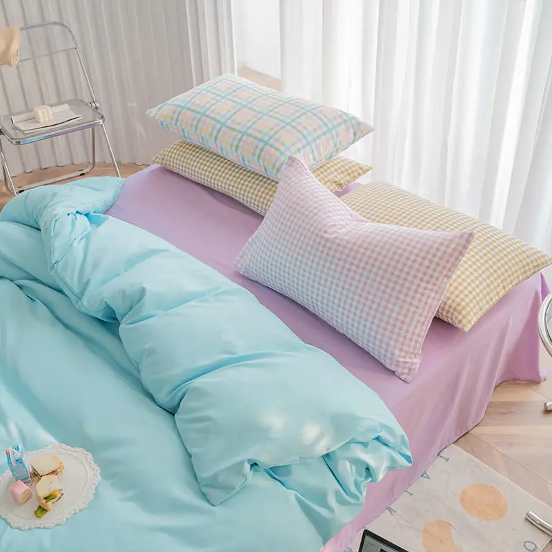 ins washed cotton four-piece girl heart cream ice cream color bed linen net red bedding bed linen three-piece set
ins washed cotton four-piece girl heart cream ice cream color bed linen net red bedding bed linen three-piece set