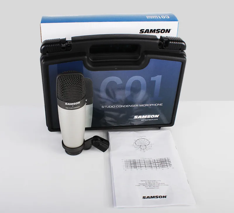 Samson C01 & Sr950 Condenser Usb Microphone Professional Monitor Headphones For Recording Vocals And Studio Monitoring
Samson C01 & Sr950 Condenser Usb Microphone Professional Monitor Headphones For Recording Vocals And Studio Monitoring