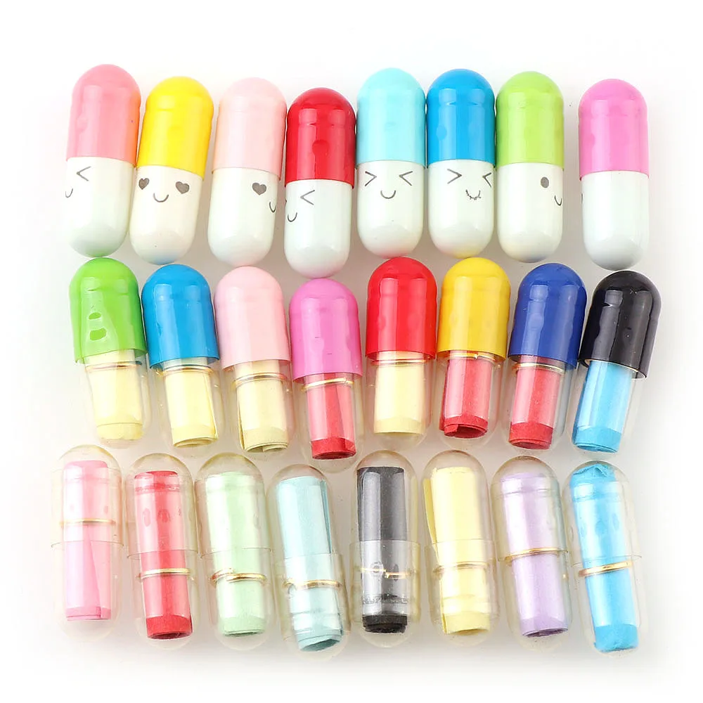 50 pcs/lot Love Blank Message Capsule Envelope Letter Paper for Children Pill Capsule Message Letter Kawaii Emoticon Smile Pill 
50 pcs/lot Love Blank Message Capsule Envelope Letter Paper for Children Pill Capsule Message Letter Kawaii Emoticon Smile Pill