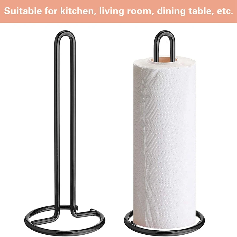 2 Pcs Kitchen Roll Holder,Paper Towel Stand,Vertical Paper Hand Towel Rack for Home,Kitchen,Bathroom
2 Pcs Kitchen Roll Holder,Paper Towel Stand,Vertical Paper Hand Towel Rack for Home,Kitchen,Bathroom