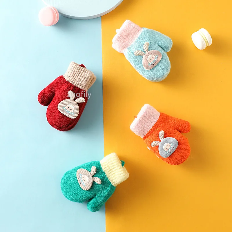 Thicken Mittens for Children Kids Mittens Winter Wool Cute Knitted Gloves Toddler Warm Rope 1-4Years Boy Girl Baby Hand Gloves
Thicken Mittens for Children Kids Mittens Winter Wool Cute Knitted Gloves Toddler Warm Rope 1-4Years Boy Girl Baby Hand Gloves