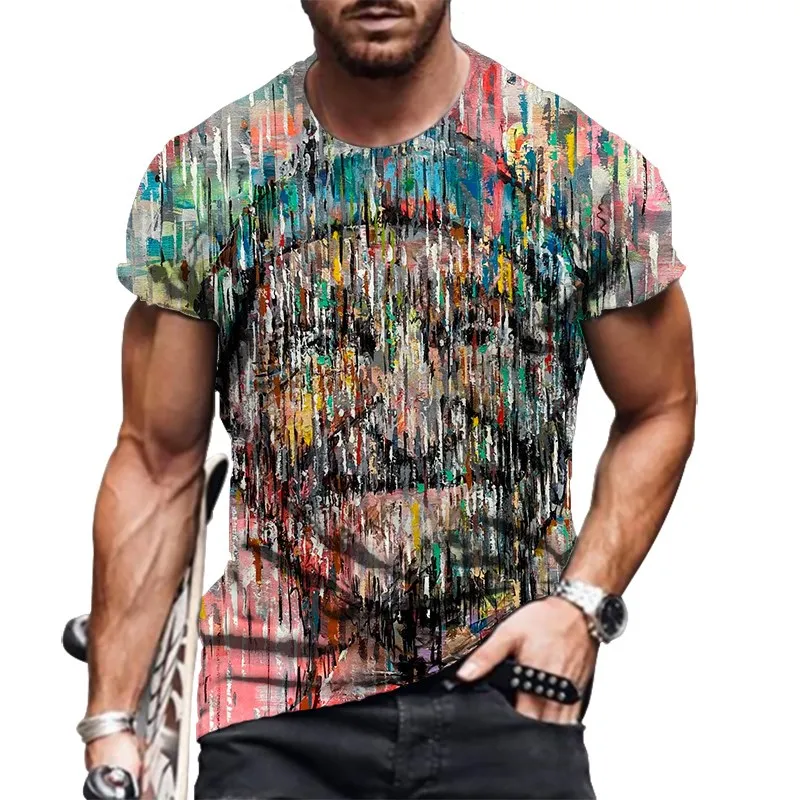 T Shirt For Men 2021 Summer O-Neck 3D Stripes Print Short Sleeve Summer Daily Sports Casual Funny Men's Party Street Wear
T Shirt For Men 2021 Summer O-Neck 3D Stripes Print Short Sleeve Summer Daily Sports Casual Funny Men's Party Street Wear