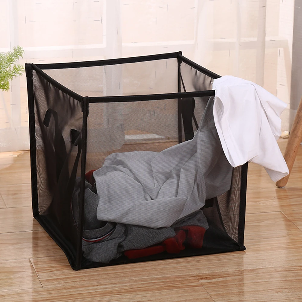 Household Portable Folding Dirty Clothes Basket Mesh Breathable Dirty Clothes Basket Household Clothes Storage Bag Storage Box
Household Portable Folding Dirty Clothes Basket Mesh Breathable Dirty Clothes Basket Household Clothes Storage Bag Storage Box