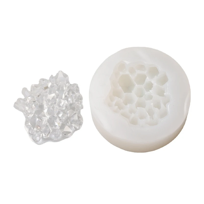 Crystal Cluster Epoxy Resin Mold Aromatherapy Plaster Soap Candle Silicone Mould DIY Crafts Ornaments Casting Tool
Crystal Cluster Epoxy Resin Mold Aromatherapy Plaster Soap Candle Silicone Mould DIY Crafts Ornaments Casting Tool