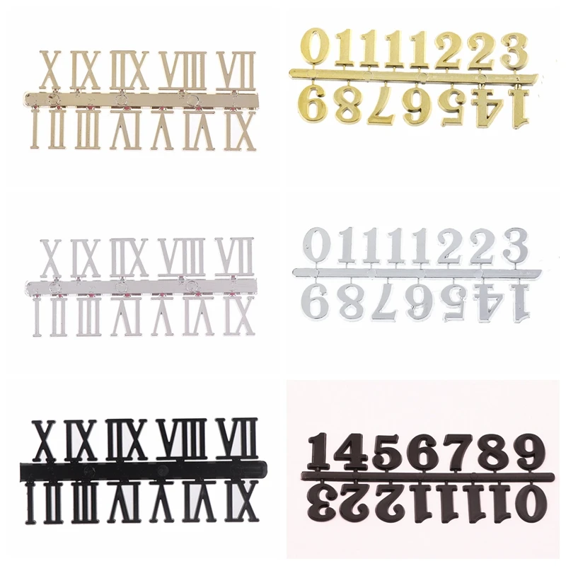 1 Set Roman Numerals Or Arabic Numerals Clock Accessories For Quartz Clock Dial Repair DIY Clock Replacement Mechanism
1 Set Roman Numerals Or Arabic Numerals Clock Accessories For Quartz Clock Dial Repair DIY Clock Replacement Mechanism