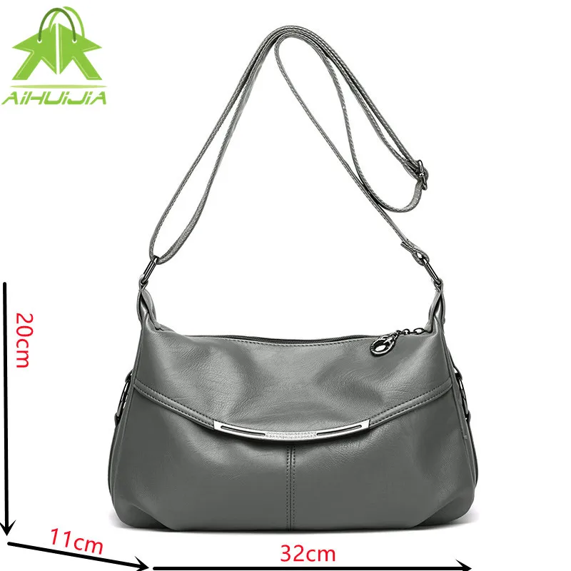 Fashion Womens Retro Solid Color Shoulder Bags High Capacity Messenger Bag 2021 New High Quality Pu Leather Travel Women Handbag 
Fashion Womens Retro Solid Color Shoulder Bags High Capacity Messenger Bag 2021 New High Quality Pu Leather Travel Women Handbag
