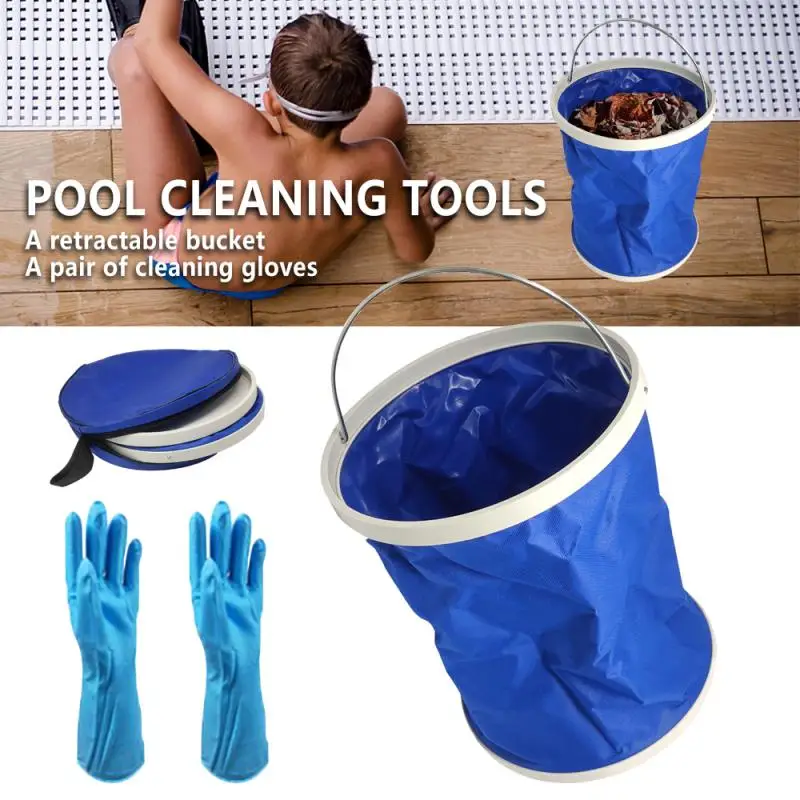 Swimming Pool Cleaning Kit Retractable Bucket & Cleaning Gloves Portable Cleaning Tools Household Garden Swimming Pool Cleaning
Swimming Pool Cleaning Kit Retractable Bucket & Cleaning Gloves Portable Cleaning Tools Household Garden Swimming Pool Cleaning