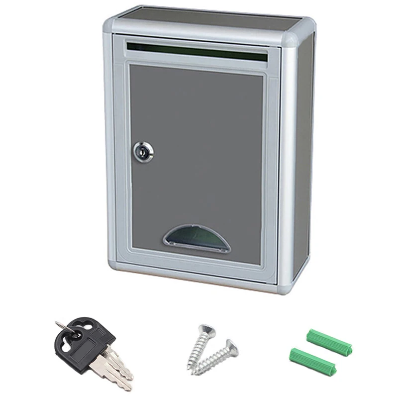 HOT-Vintage Aluminum Alloy Lockable Secure Mail Letter Post Box Mailbox Post Box for Home Garden Ornament Decor
HOT-Vintage Aluminum Alloy Lockable Secure Mail Letter Post Box Mailbox Post Box for Home Garden Ornament Decor