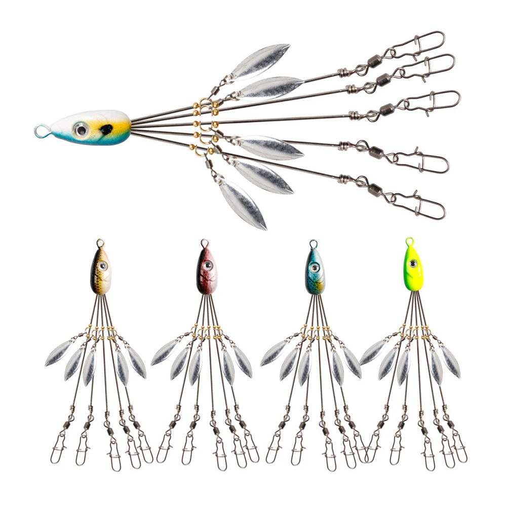 Fishing Lures Set Alabama Fishing Bass Bait Kit Ultralight Leaves Multi-lure Fishing Groups with Buckle Hook 2PCS
Fishing Lures Set Alabama Fishing Bass Bait Kit Ultralight Leaves Multi-lure Fishing Groups with Buckle Hook 2PCS