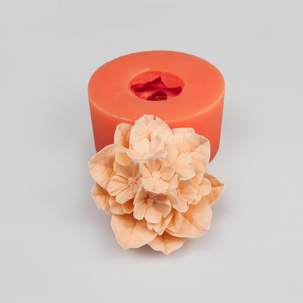 PRZY цветочное украшение формы для мыла букета силиконовая форма цветов