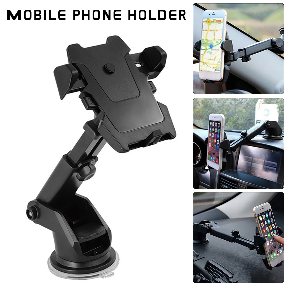 360 Degrees Universal Smartphone Car Mount Holder Adjustable Phone Mounting Suction Cup Holder
360 Degrees Universal Smartphone Car Mount Holder Adjustable Phone Mounting Suction Cup Holder